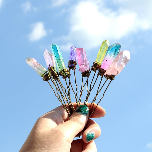 Quartz Hair Pin