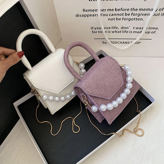 Crocodile Pearl Purse